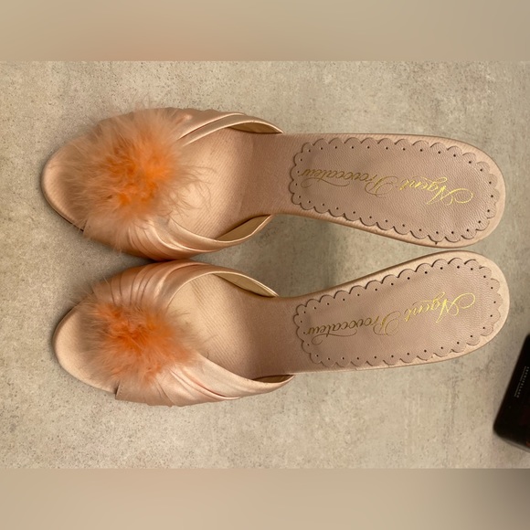 !SOLD! Agent Provocateur silk mules - Picture 4 of 6